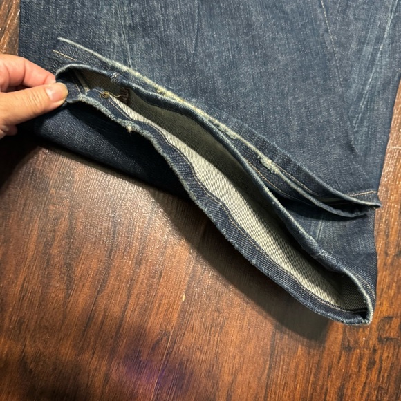 JOIE Vintage Y2K Women's Blue Wide leg Flare low rise Jeans 6 GUC - Picture 3 of 16